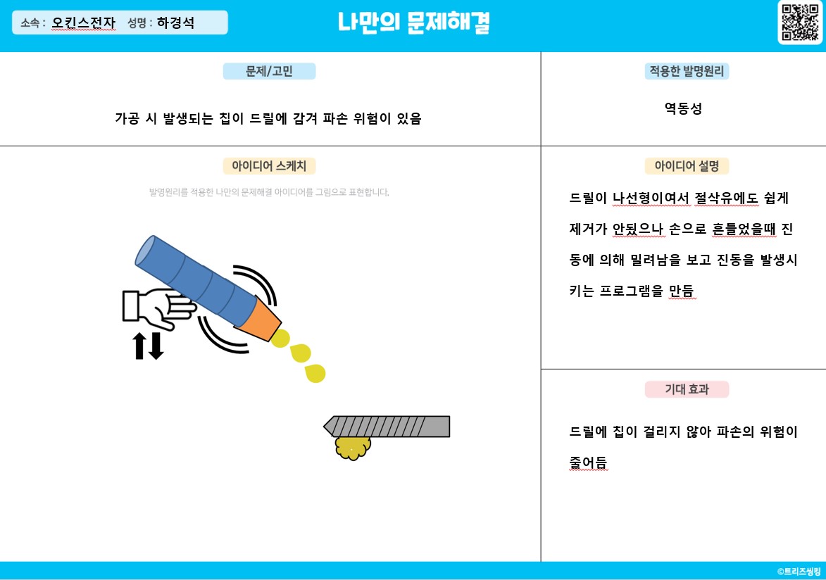 드릴 칩 개선